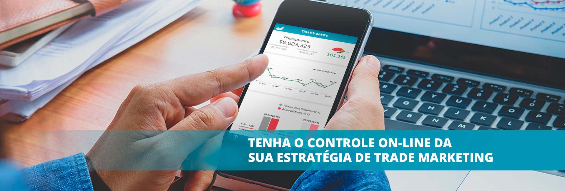Tenha o controle On-line da sua estratégia de trade Marketing